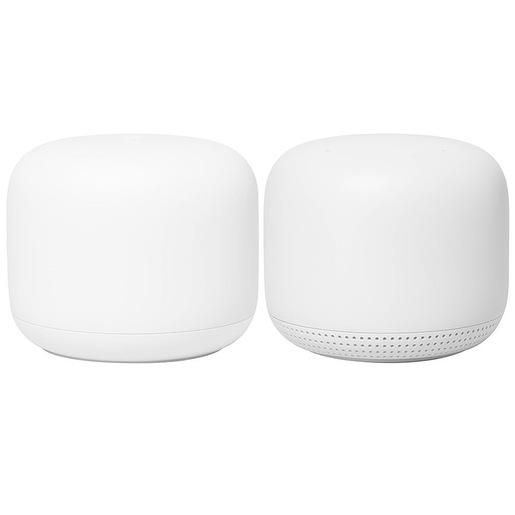 Image of Google Nest Wifi, Router and Point 2-pack router wireless Gigabit Ethe