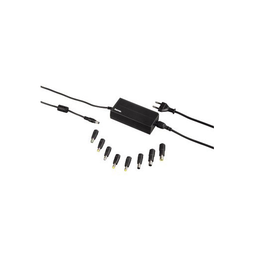 Image of Hama Alimentatore universale per notebook 15-24V/70W, 8 adattatori cod015