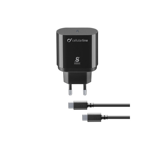 Image of Cellularline Super Fast Charger Kit 25W - USB-C to USB-C - Samsung
