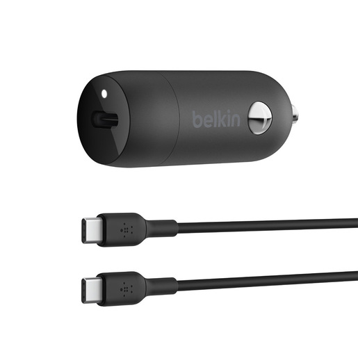 Image of Belkin CARICABATTERIA DA AUTO 30W USB-C 1M cod015