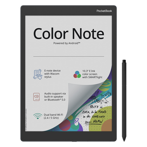 Image of PocketBook Color Note lettore e-book Touch screen 32 GB Wi-Fi Nero, Blu cod015