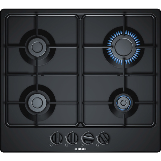 Bosch Serie 4 PGP6B6B80 Piano cottura a gas 60 cm Nero