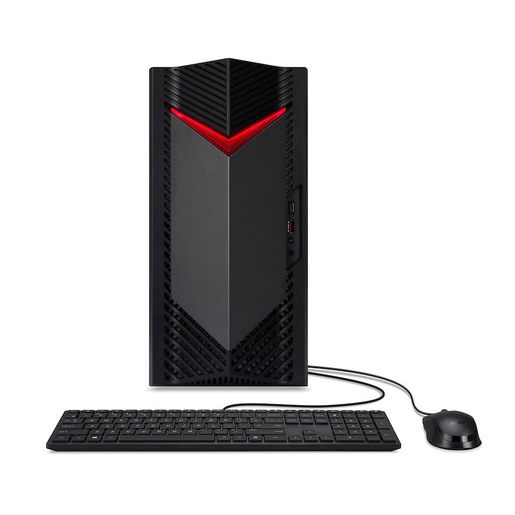 Image of Acer NITRO 50 N50-656 Intel® Core™ i5 16 GB DDR5-SDRAM 512 GB SSD NVIDIA GeForce RTX 3050 Windows 11 Home Desktop Gaming Nero