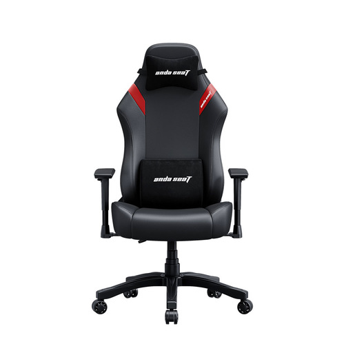 Anda Seat Luna Poltrona per gaming Seduta imbottita Nero, Rosso