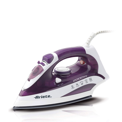Image of Ariete 6235 Steam Iron - Ferro da stiro con piastra in Ceramica - Vapore 25 gr/min - Colpo vapore 140 gr/min - vapore verticale - 2000 Watt cod015