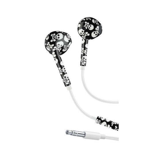 Music Sound Fantasy Capsule Jack 3.5 Auricolari a capsula con filo in diverse fantasie e colori