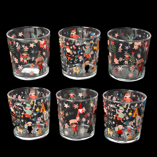 Image of Mercury 52851 bicchiere per acqua Multicolore 6 pz 330 ml