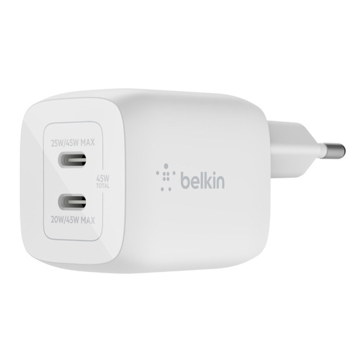 Image of Belkin WCH011vfWH Computer portatile, Smartphone, Tablet Bianco AC Ric