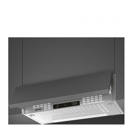 Image of Smeg KSEIR62SE2 cappa aspirante Semintegrato (semincassato) Argento 225 m³/h cod015