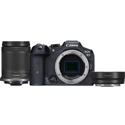 Image of Canon EOS R7 + RF-S 18-150mm F3.5-6.3 IS STM + EF- R MILC 32,5 MP CMOS
