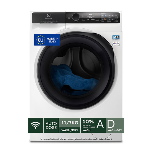 Image of Electrolux EW8W7117GCQ lavasciuga Libera installazione Caricamento frontale Bianco D cod015