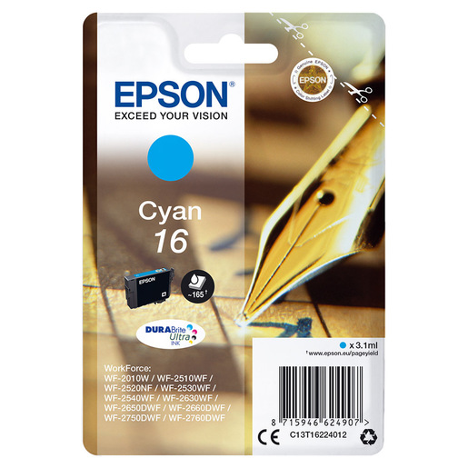 Image of Epson Pen and crossword Cartuccia Ciano
