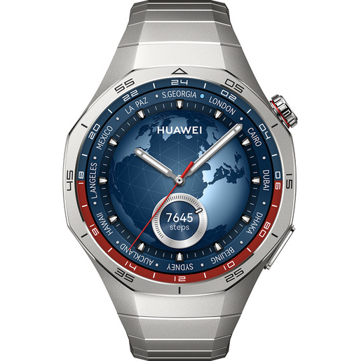 Image of Huawei WATCH GT5 Pro 46mm 3,63 cm (1.43'') AMOLED Digitale 466 x 466 Pixel Titanio GPS (satellitare)