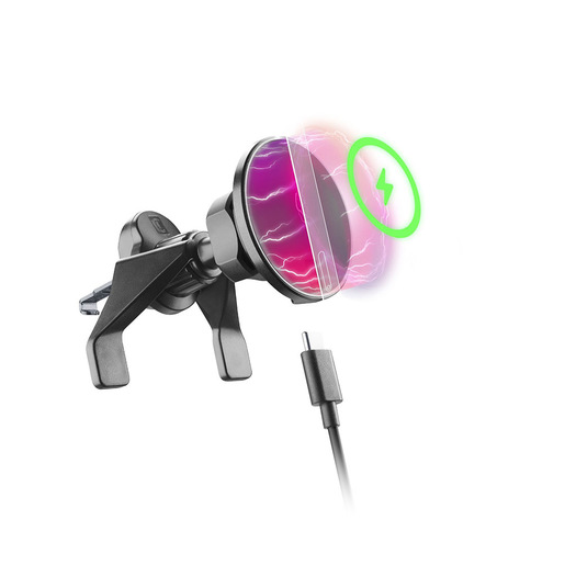 Cellularline Mag Wireless Charging Holder Supporto auto magnetico compatibile con ricarica wireless Magsafe