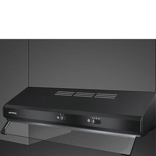 Image of Smeg KSEC61NE3 cappa aspirante Incassato Nero 315 m³/h
