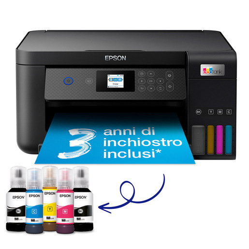 Image of Epson EcoTank ET-2850 stampante multifunzione inkjet 3-in-1 A4, serbat