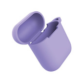 Eva Fruit Custodia Airpods In Silicone Morbido Con Base Piatta - Viola-image