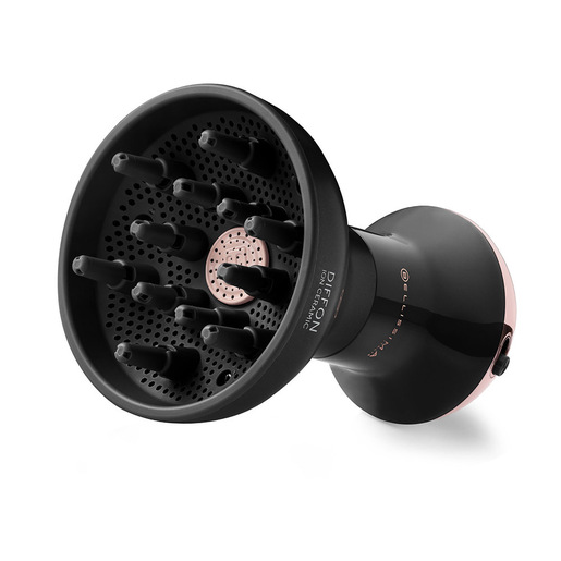 Image of Bellissima Imetec Diffon Ion Ceramic, Diffusore ad Aria Calda per Capelli Ricci, Tecnologia Ion Ceramic, Doppio voltaggio, 700 W, 2 Combinazioni Aria/