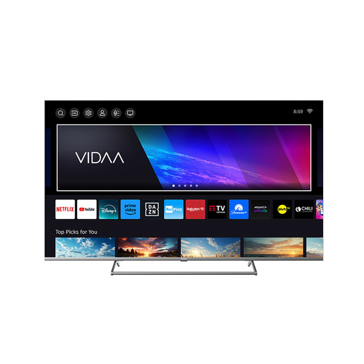IOPLEE IOP65QVDA TV 165,1 cm (65'') 4K Ultra HD Smart TV Wi-Fi Grigio 400 cd/m²