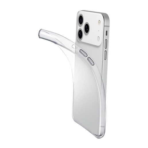 Image of Cellularline Fine - iPhone 17 Pro Max Cover in gomma morbida ultra sottile e trasparente