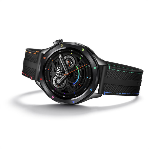 Image of Xiaomi Watch S4 rainbow 3,63 cm (1.43'') AMOLED 47.3 mm Digitale 466 x 466 Pixel Touch screen Nero, Multi