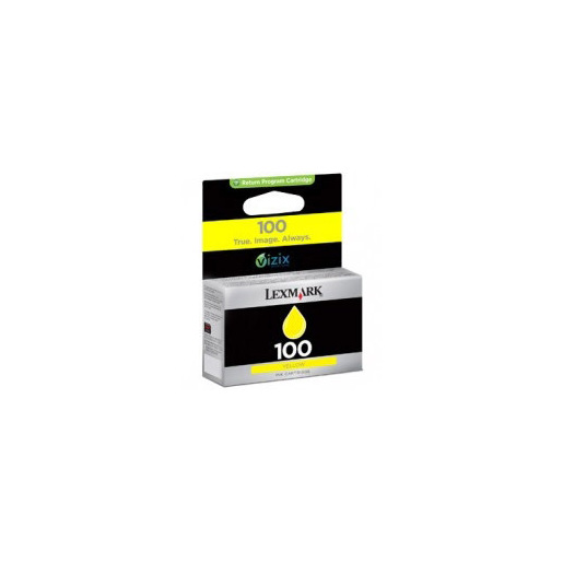 Image of Lexmark 100 Yellow Return Program Ink Cartridge cartuccia d'inchiostro