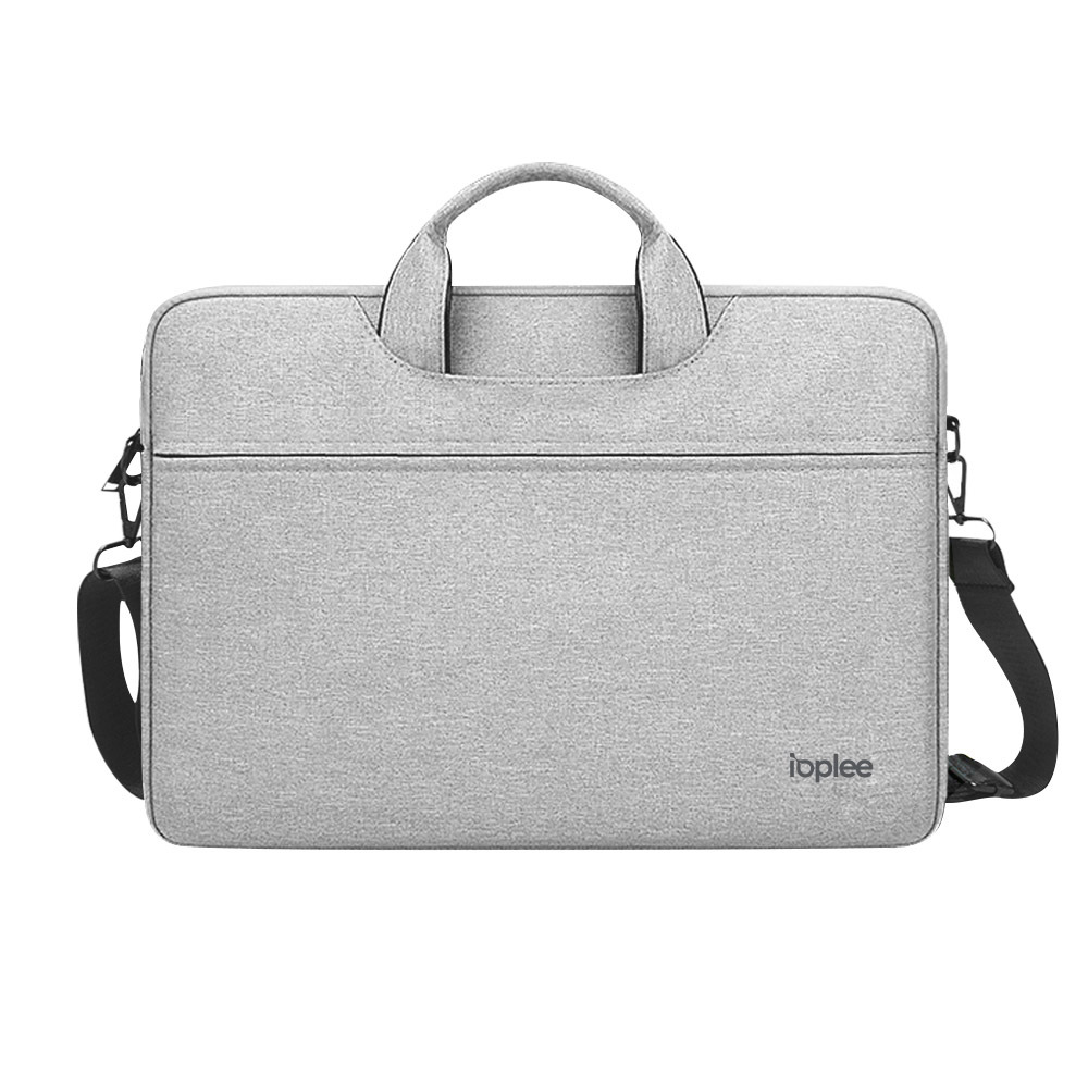 Borsa Per Laptop 15.6 Pollici Multifunzione In Poliestere Grigio Scuro - Manica Protettiva
