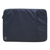 Electroline Sleeve Per Notebook Da 15,6'' - Ultraslim, Con Imbottitura Interna E Fodera In Ciniglia, Colore Blu-image