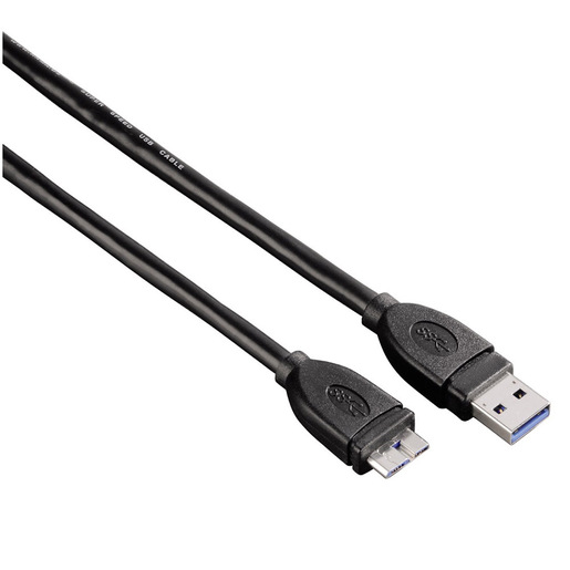Hama Cavo USB A 3.0/Micro USB B 3.0, 1,8 metri, nero, 1 stella