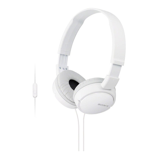 Image of Sony MDR-ZX110AP Auricolare Cablato A Padiglione Musica e Chiamate Bianco