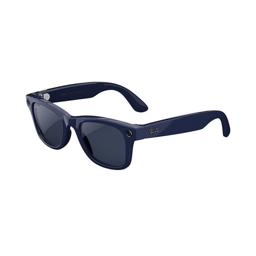 Image of Ray-Ban Meta Wayfarer larga (Gen 2) - Cosmic blue lucido, Lenti zaffiro Transitions®