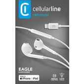 CELLULARLINE Auricolare filo - iPhone AURICOLARI, BIANCO