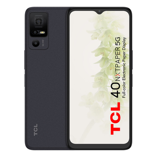 TCL 40 NXTPAPER 5G 16,8 cm (6.6'') Dual SIM ibrida Android 13 USB tipo-C 6 GB 256 GB 5000 mAh Nero