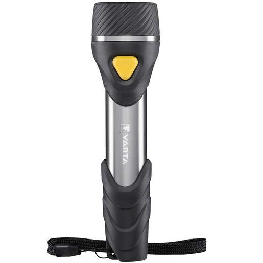 Image of Varta Day Light Multi LED F20 LED Flashlight (incl. 2x Longlife Power AA e cordino, a prova d'urto) argento/nero per la casa, per tutti i giorni, per