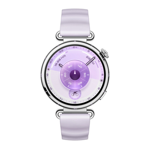 Image of Huawei WATCH GT6, Cassa 41mm in acciaio inossidabile e cinturino viola. Compatibile con iOS e Android. Fino a 14 giorni di autonomia.