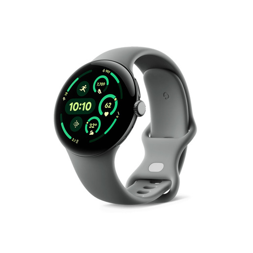 Image of Google Pixel Watch 3 AMOLED 45 mm Digitale Touch screen 4G Grigio Wi-Fi GPS (satellitare)