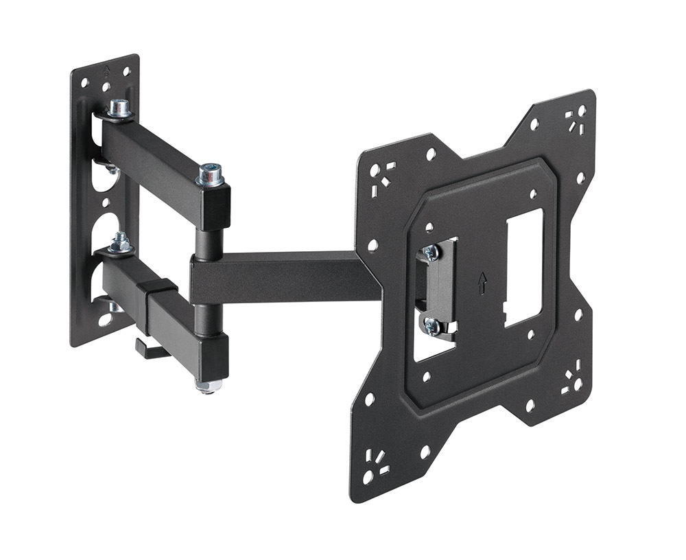 myWall HP52L Flat Screen Wall Holder VESA Display 109-229 cm (43-90 inch), Load Capacity 75 kg, Wall Distance 75-136 mm in Black