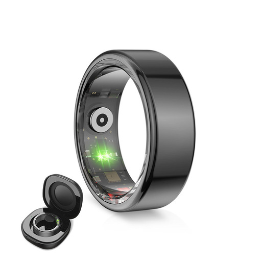 Image of Ksix Anello Smart Saturn con activity tracker IP68 Nero - S