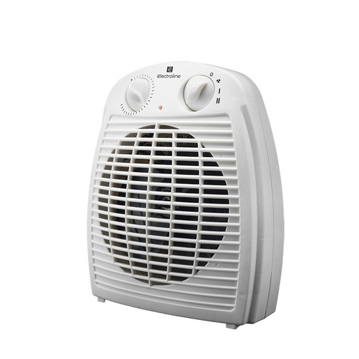 Image of Electroline FHE2215 stufetta elettrica Interno Bianco 2000 W Riscaldatore ambiente elettrico con ventilatore