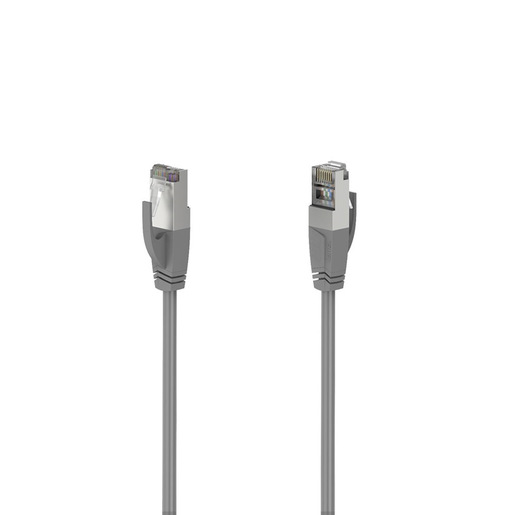 Image of Hama Cavo rete Patch 8p8c M (RJ 45)/8p8c M (RJ 45), 5 metri, CAT 5e, UTP, grigio