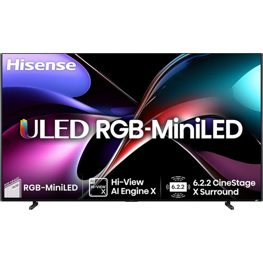 Image of Hisense 100UXQ 2,54 m (100'') 4K Ultra HD Smart TV Wi-Fi Nero, Grigio