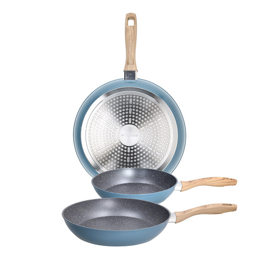 Image of Tognana Porcellane set 3 padelle da 20+24+28 cm in alluminio forgiato Skyline