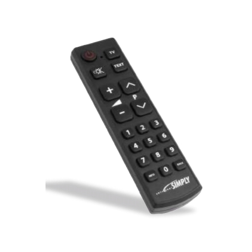 Image of G.B.S. Elettronica UNIVERSAL SIMPLY telecomando IR Wireless TV Pulsanti