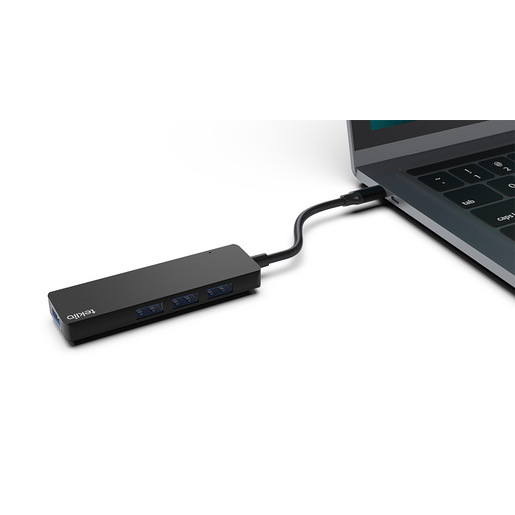 Image of IOPLEE HAG-HC34F hub di interfaccia USB 3.2 Gen 1 (3.1 Gen 1) Type-C 5000 Mbit/s Nero