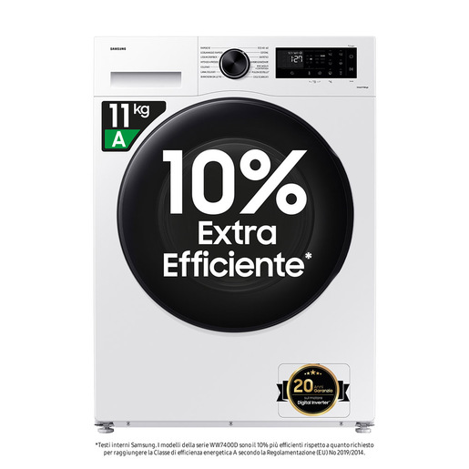Image of Samsung Lavatrice Crystal Clean 11 Kg WW11DG5B25AEET cod015