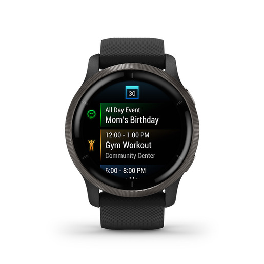 Image of Garmin Venu 2 3,3 cm (1.3'') AMOLED 45.4 mm Digitale 416 x 416 Pixel Touch screen Wi-Fi GPS (satellitare)