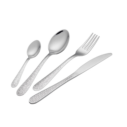 Image of Eme Posaterie Arabesque set di posate 24 pz Acciaio inox