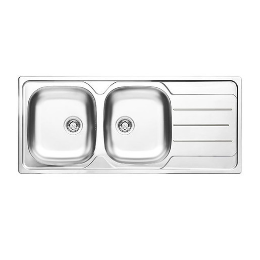 Image of Glem Gas L2G16XS3 lavello Lavello montato su piano Rettangolare Acciaio inossidabile