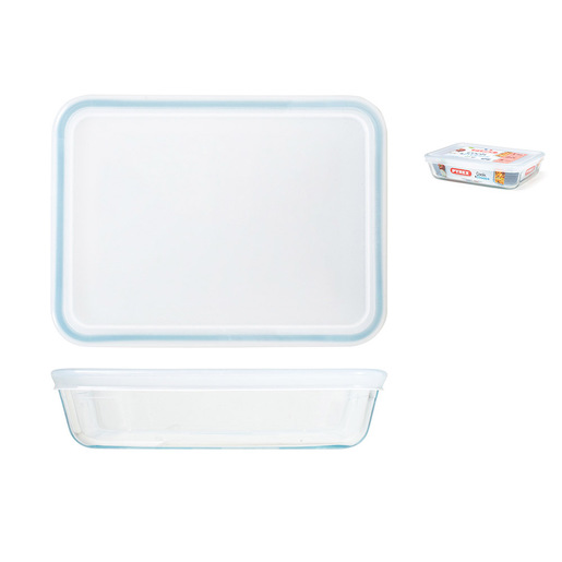 Image of Pengo 3283100 recipiente per cibo Rettangolare Contenitore 0,8 L Trasparente 1 pz