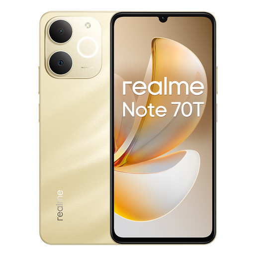 Image of realme Note 70T 17,1 cm (6.74'') Doppia SIM Android 15 4G USB tipo-C 4 GB 256 GB 6000 mAh Oro